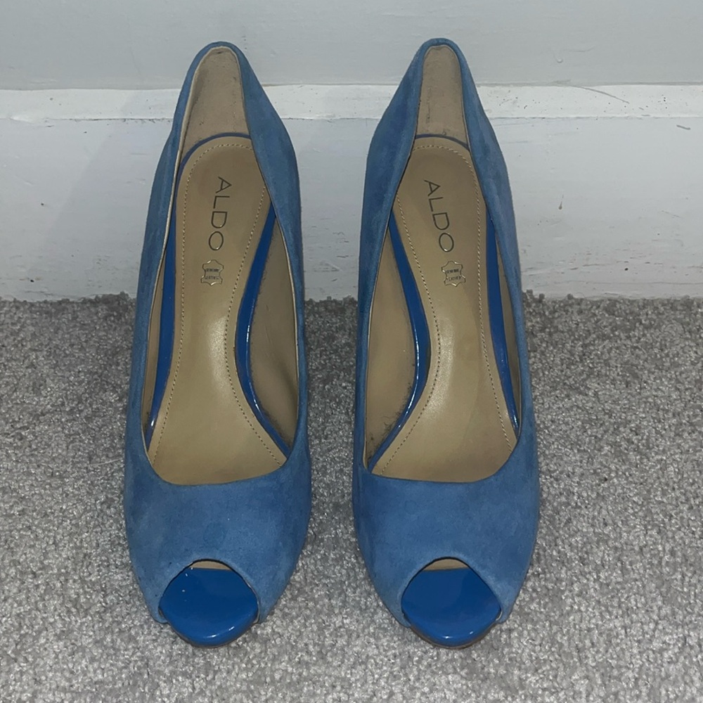 Aldo Blue Suede Pumps